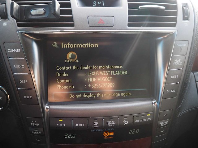 2009 lexus ls600hl personenauto - afbeelding 21 van  61