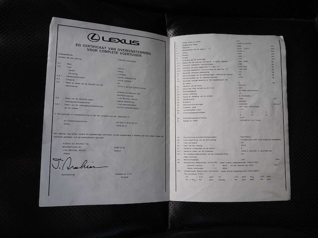 2009 lexus ls600hl personenauto - afbeelding 57 van  61