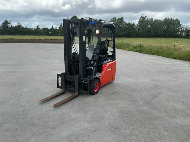 2009 linde e16c vorkheftruck met 2020 accu - afbeelding 34 van  116