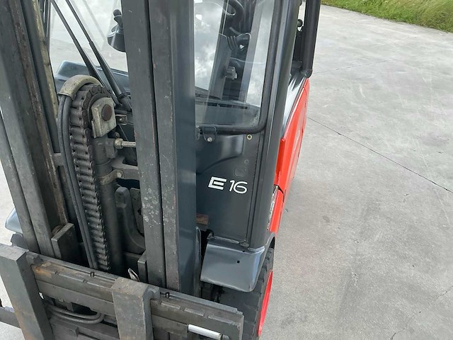 2009 linde e16c vorkheftruck met 2020 accu - afbeelding 76 van  116