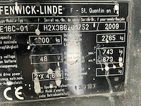 2009 linde e16c vorkheftruck met 2020 accu