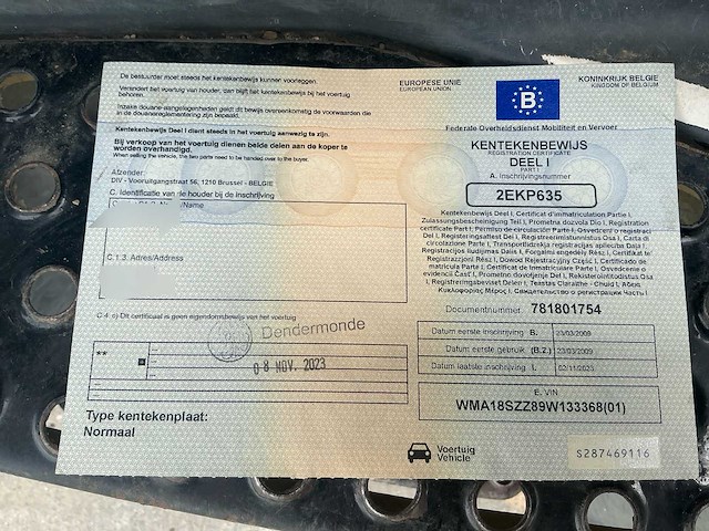 2009 man tgs vrachtwagen met containersysteem - afbeelding 43 van  53