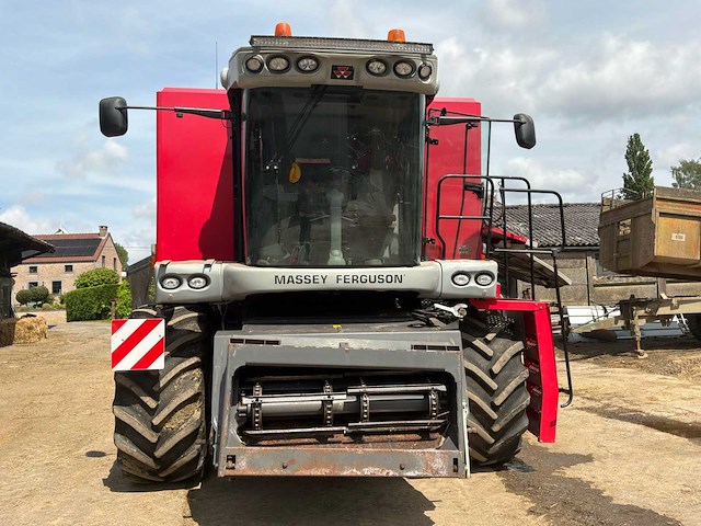 2009 massey ferguson centora 7280 al combine harvester met 25 ft snijstang, trolley en koolzaadapparatuur - afbeelding 29 van  30