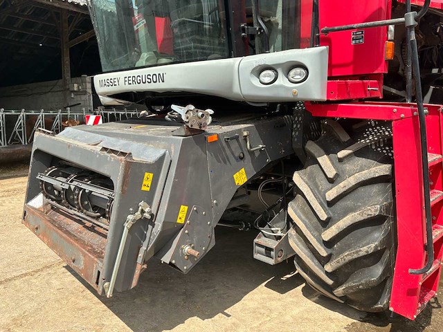 2009 massey ferguson centora 7280 al combine harvester met 25 ft snijstang, trolley en koolzaadapparatuur - afbeelding 3 van  66