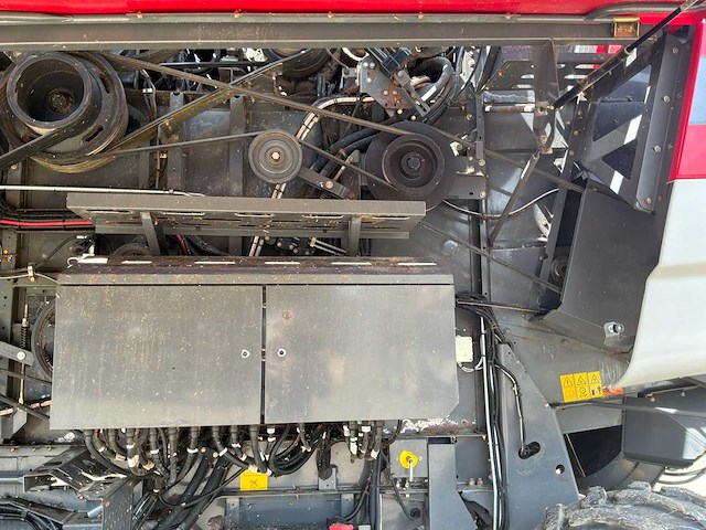 2009 massey ferguson centora 7280 al combine harvester met 25 ft snijstang, trolley en koolzaadapparatuur - afbeelding 6 van  66