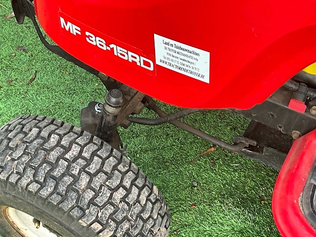 2009 massey ferguson mf36 -15rd zitmaaier - afbeelding 17 van  18