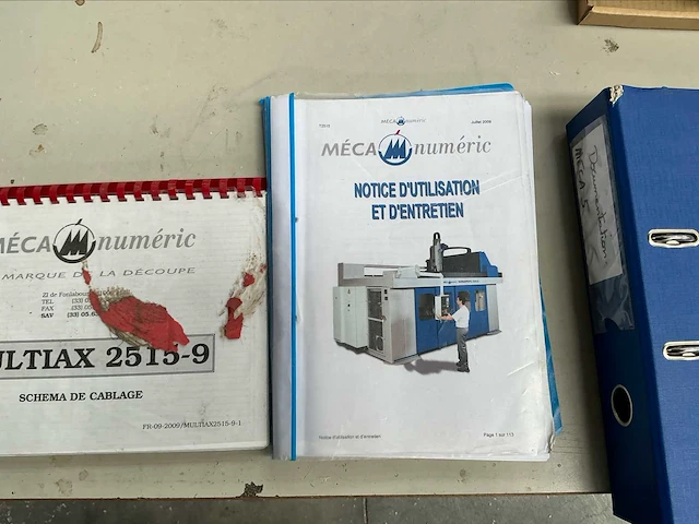 2009 mécanuméric cnc-portaalfrees cnc freesmachine - afbeelding 52 van  52
