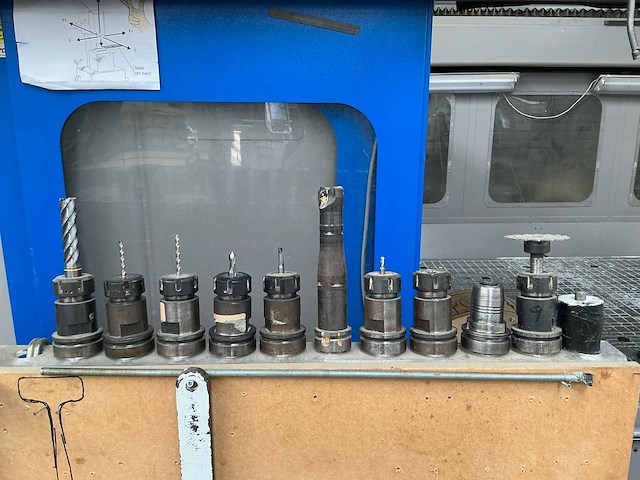 2009 mécanuméric cnc-portaalfrees cnc freesmachine - afbeelding 9 van  30
