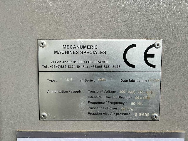 2009 mécanuméric cnc-portaalfrees cnc freesmachine - afbeelding 10 van  30