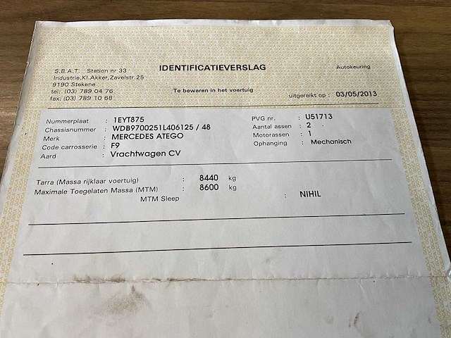 2009 mercedes-benz atego 816 + edda tl2750 hoogtewerker (27,5m) - afbeelding 47 van  53