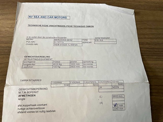2009 mercedes-benz atego 816 + edda tl2750 hoogtewerker (27,5m) - afbeelding 48 van  53