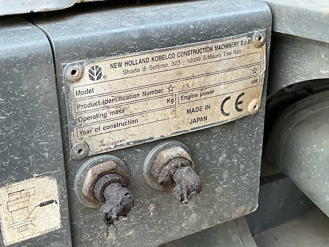 2009 new holland e27.2 sr - minigraafmachine - afbeelding 16 van  25