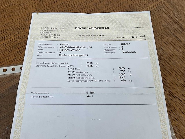 2009 nissan navara - bedrijfswagen - afbeelding 15 van  22
