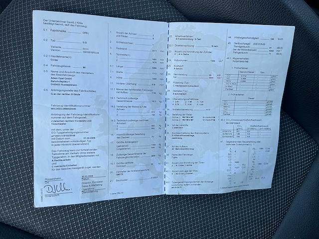 2009 opel corsa personenauto - afbeelding 39 van  44