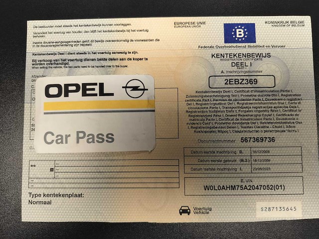 2009 opel zafira monocab - 7 personen - 1.6 benzine - afbeelding 33 van  54