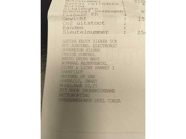 2009 opel zafira monocab - 7 personen - 1.6 benzine - afbeelding 40 van  54