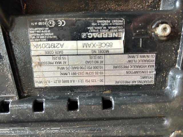 2009 parker karrykrimp hydraulische pers - afbeelding 1 van  2