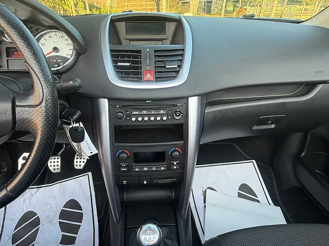 2009 peugeot 207 cc cabrio 1.6 personenauto - afbeelding 7 van  17