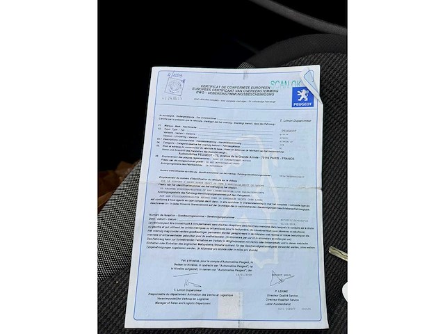 2009 peugeot 308 personenauto - afbeelding 13 van  23