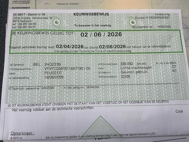 2009 peugeot boxer koelwagen lichte vracht - afbeelding 37 van  46