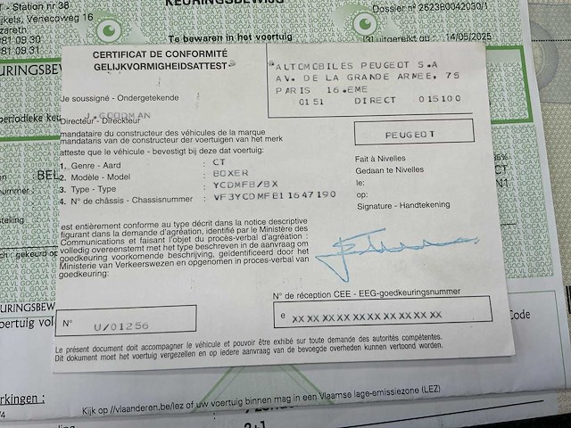 2009 peugeot boxer koelwagen lichte vracht - afbeelding 38 van  46