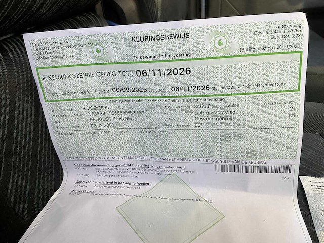 2009 peugeot partner - afbeelding 16 van  25