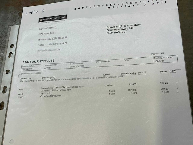 2009 philips constant 010.070 gecombineerde vlakvandiktebank - afbeelding 17 van  17