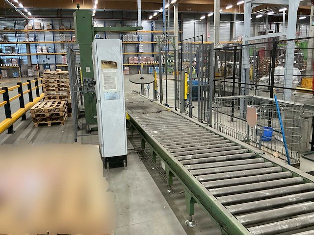 2009 pieri wrapping line palletwikkelingsstraat - afbeelding 1 van  10