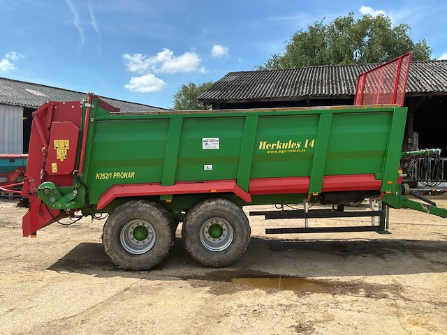 2009 pronar n262/1 herkules 14 mestverspreider - afbeelding 16 van  18