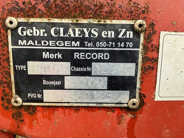 2009 record sp60 kipper - afbeelding 10 van  18
