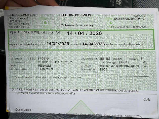 2009 renault clio - afbeelding 8 van  13