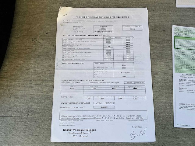 2009 renault lander vrachtwagen haaksysteem/kraan - afbeelding 62 van  64