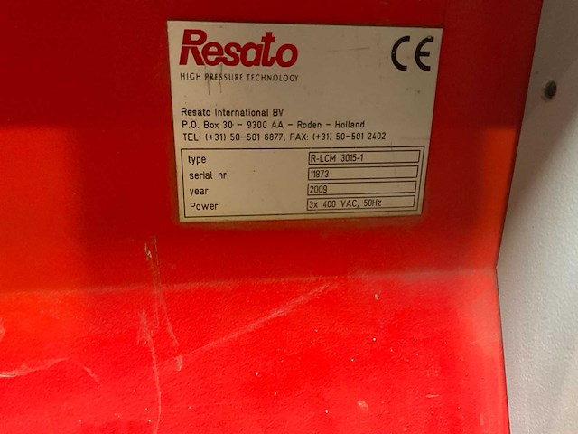 2009 resato r-lcm 3015-1 waterstraalsnijmachine - afbeelding 3 van  10