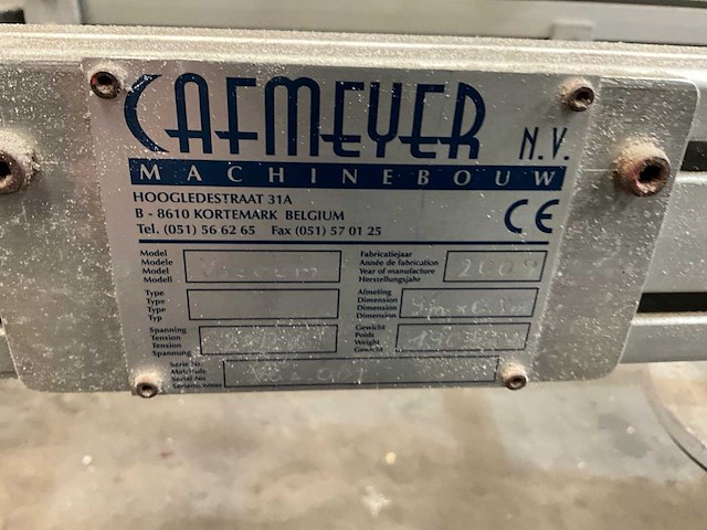 2009 schmalz / cafmeyer vacuümheffer - afbeelding 4 van  7