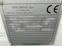 2009 scm tecnomax b-02 me20 kantenlijmmachines - afbeelding 2 van  10