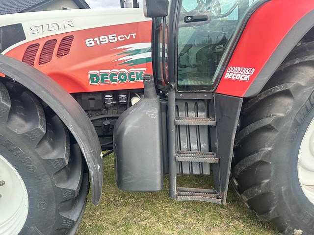 2009 steyr 6195 cvt - vierwielaangedreven landbouwtractor - afbeelding 9 van  30