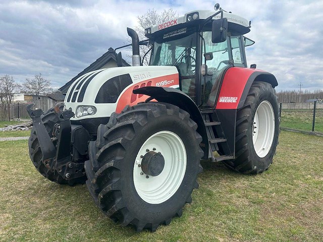 2009 steyr 6195 cvt - vierwielaangedreven landbouwtractor - afbeelding 1 van  30