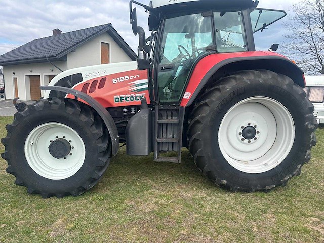 2009 steyr 6195 cvt - vierwielaangedreven landbouwtractor - afbeelding 10 van  30