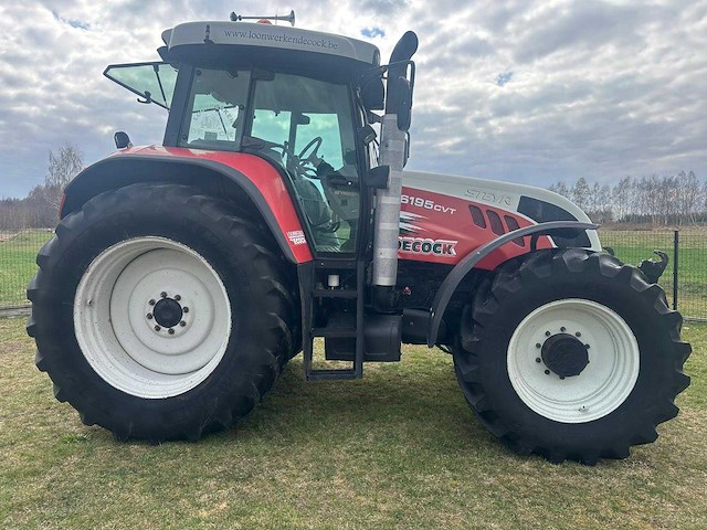 2009 steyr 6195 cvt - vierwielaangedreven landbouwtractor - afbeelding 27 van  30
