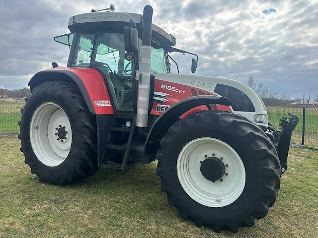 2009 steyr 6195 cvt - vierwielaangedreven landbouwtractor - afbeelding 28 van  30