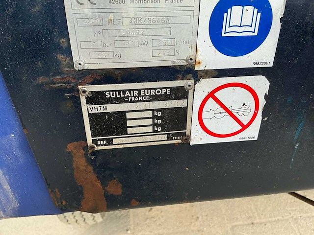 2009 sullair compressor overige aannemersmateriaal - afbeelding 2 van  11