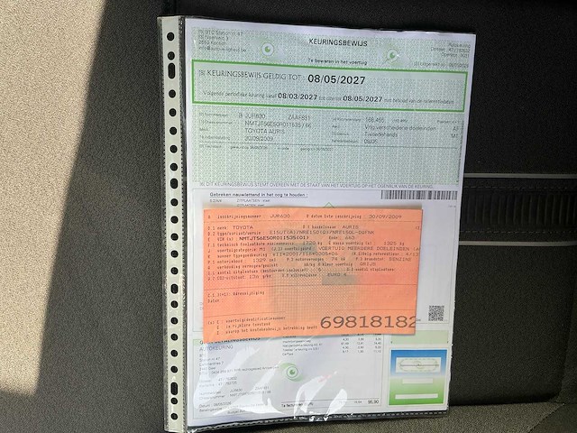 2009 toyota auris personenauto - afbeelding 17 van  24