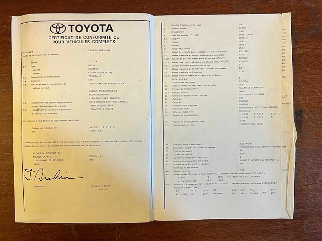 2009 toyota iq - personenauto - afbeelding 22 van  28