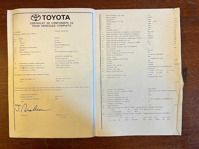 2009 toyota iq - personenauto - afbeelding 15 van  28