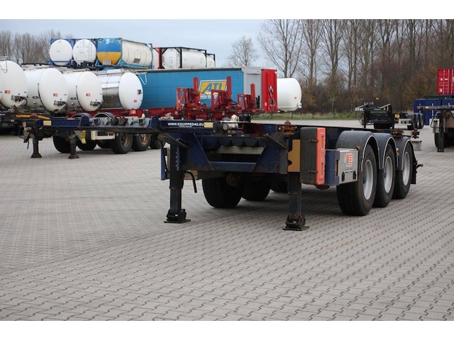 2009 van hool 20ft/30ft, adr (ex/ii, ex/iii, fl, at), bpw + drum, alcoa, galvanized, liftaxle - afbeelding 1 van  1