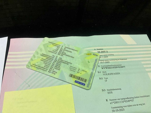 2009 volkswagen eos personenauto - afbeelding 13 van  22