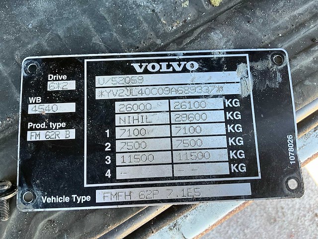 2009 volvo fm 300 vuilniswagen - afbeelding 11 van  23