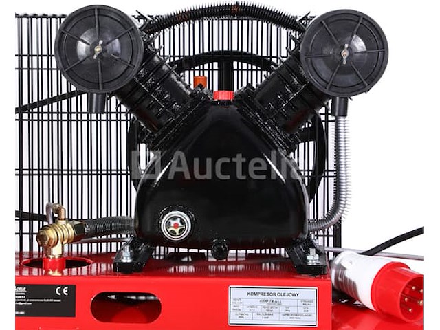 200l 2-zuiger oliecompressor + kraft&dele-separator - afbeelding 4 van  5