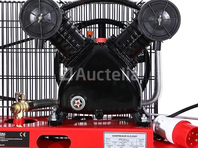 200l 2-zuiger oliecompressor + kraft&dele-separator - afbeelding 4 van  5