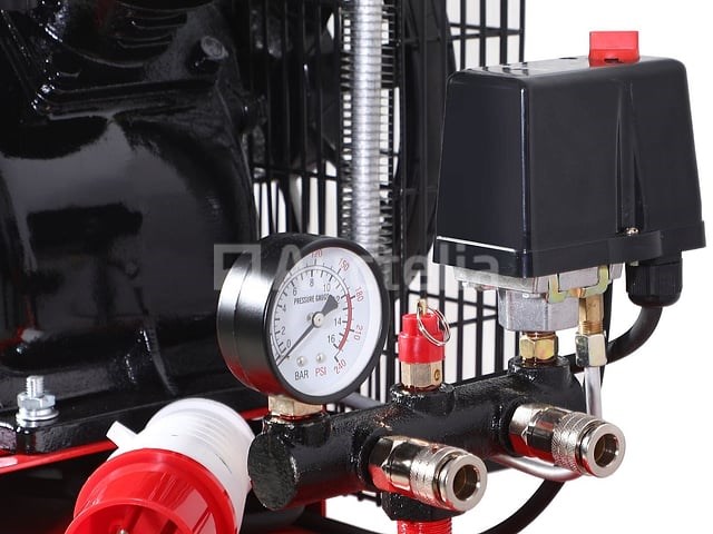 200l 2-zuiger oliecompressor + kraft&dele-separator - afbeelding 5 van  5